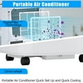 thumbnail image 2 of 12000 BTU Portable Air Conditioner for Bedrooms up to 550 sq.ft,Standing AC Unit with Cooling,Dehumidifier & Fan Modes,Remote Control,24H Timer,Sleep Mode,Includes Installation Kit,Energy Efficient, 2 of 8
