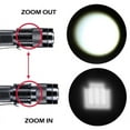 thumbnail image 4 of 1/2/3/4/5pcs High quality Hard light lantern Torch light mini LED Flashlight 2000 Lumens Ultrafire Zoomable Penlight Lanterna (Color: Black/Green/Red/Blue/Silver), 4 of 12
