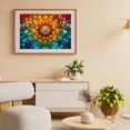 thumbnail image 3 of Puzle Edreded de vitrales con forma de flor de la vida, 1000 piezas, 3 of 8
