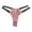 Pink, variant on Odeerbi High Waisted Thong Underwear for Women Seamless Briefs Sexy 2025 Fashion Breathable Soft Stretch Lace Panties Burgundy
