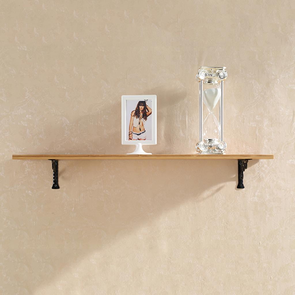 4x European -Shaped Metal Shelf Bracket Wall Hanging Bracket