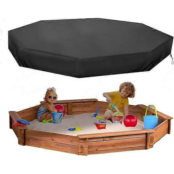 Octagon Sandbox Cover, Outdoor Garden Outdoor Octagon Sand Box Cover, 420d Oxford Cloth Waterproof, Windproof And Dustproof, Suitable For Children's S