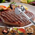 thumbnail image 4 of Ablandador de carne Manual profesional, mazo de acero inoxidable, martillo de carne de doble cara resistente con orificio para colgar, 4 of 5
