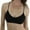 Strappy Back V-neck - Black, variant on ToBeInStyle Women's Strappy Back V-Neck Bralette