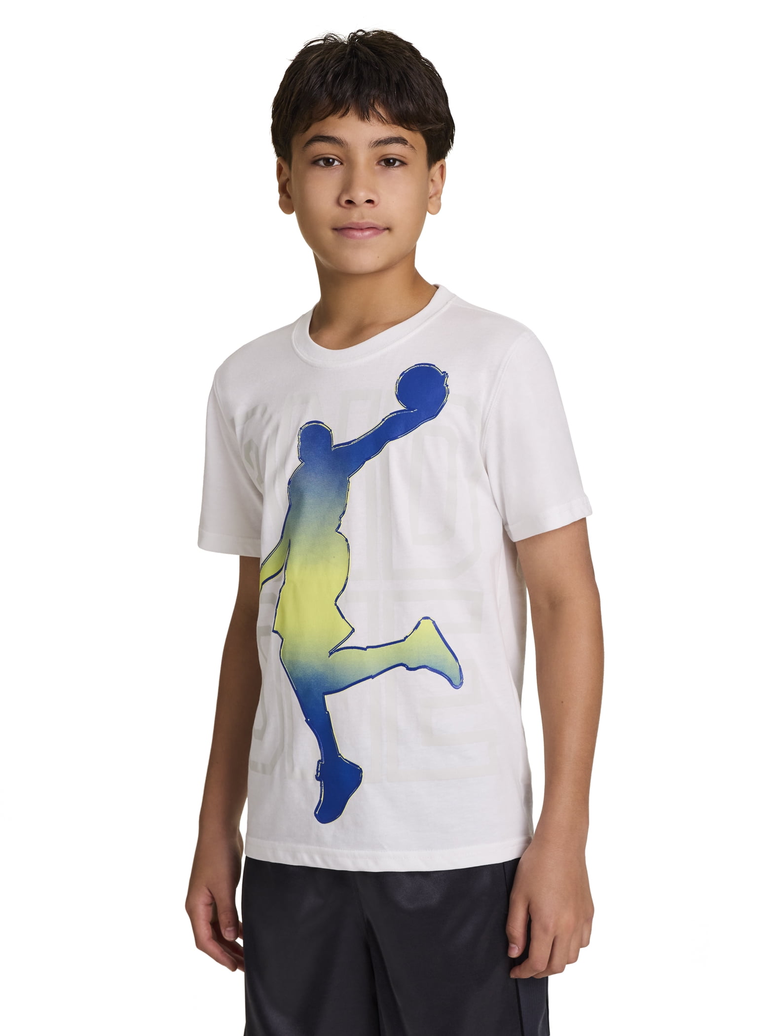 AND1 Boy’s Short Sleeve Graphic T-Shirt, Sizes 4-18
