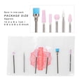 thumbnail image 2 of Noref Accessoires pour Perceuse à Ongles, 5 Types 6 Pcs/pack Kit de Perceuse en Acier Inoxydable pour Nail Art Accessoires de Perceuse à Ongles Manucure, Tête de Perceuse à Ongles en Acier Inoxydable, 2 of 8
