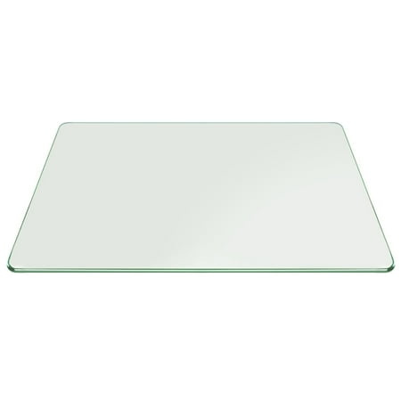 - 16x24 Inch Rectangle Tempered Glass Table Top 3/8