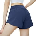 thumbnail image 5 of Fake Two Piece Shorts Summer 2 in 1 Athletic Shorts for Women Girls High Waisted Gym Workout Short with Liner Pocket, 5 of 5