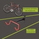 thumbnail image 3 of Garaje pared bicicleta bicicleta almacenamiento rack montaje percha gancho titular con tornillos, 3 of 3