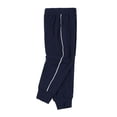thumbnail image 5 of Falkdiz Boys Cotton Pants Solid Color Cargo Pockets Back to School Pantalones Joggers Stylish Relaxed fit Trousers for Boys Elastic Waist, Navy, Size: 5-6 Years, 5 of 8