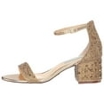 thumbnail image 2 of Blue by Betsey Johnson Women's SB-MARI Heeled Sandal 8.5 Gold, 2 of 6