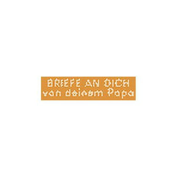 Briefe an Dich von deinem Papa: Erinnerungsbuch für Dein Baby - Motiv: Senfgelb (Paperback)