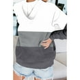 thumbnail image 3 of Sudadera Con Capucha De Manga Larga Para Mujer, Abrigo Con Cremallera Para Mujer Color De Contraste Para Fiesta Para Niñas ANGGREK  No, 3 of 6