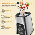 thumbnail image 6 of FETERVIC 1000W Personal Blender for Smoothies and Shakes, Smoothie Maker with 6 Blades, 2*23 oz Cups, 1*10oz Grind Cup, Portable Blenders for Kitchen, 6 of 11
