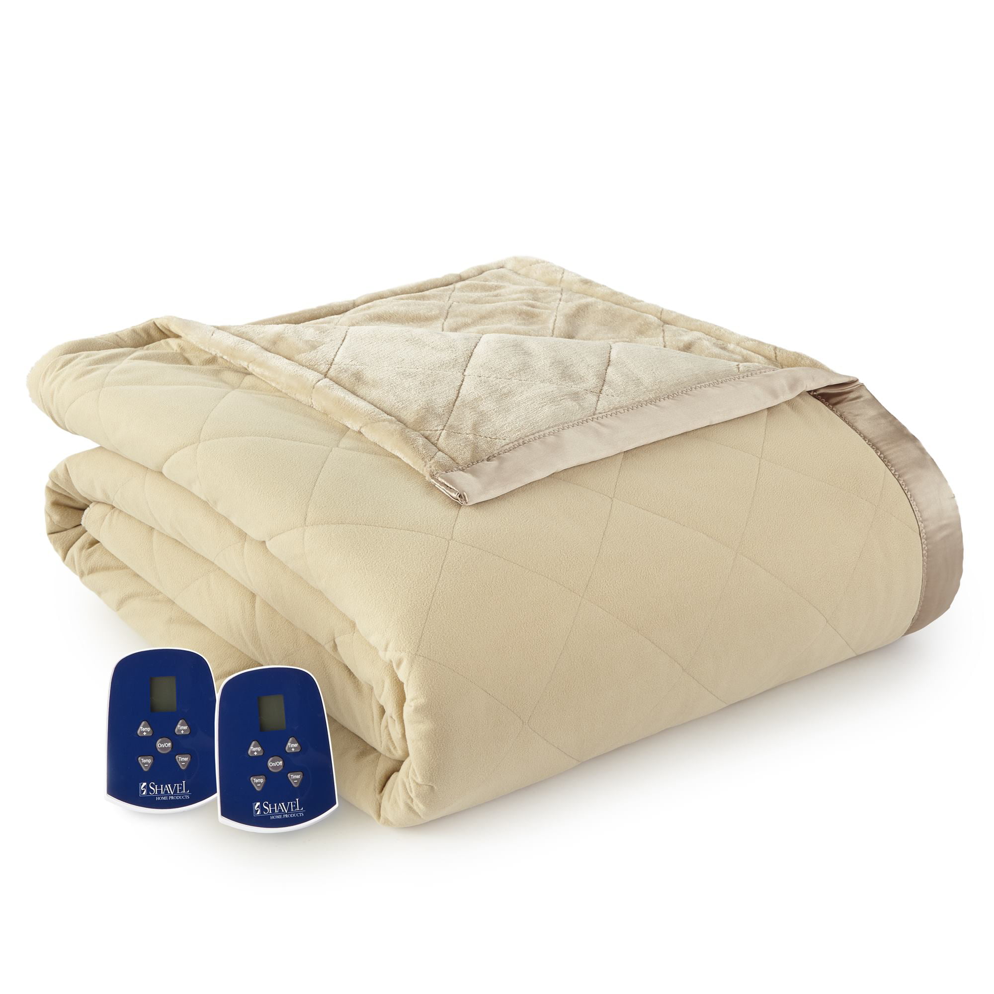 Micro Flannel® to Ultra Velvet® Electric Heated Blanket