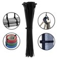 thumbnail image 4 of CNKOO 4 En1 400PCS Câble Zip Attaches Wraps Fil Sangle Bien Rangé Cordon Solide en Nylon Auto Verrouillage Libérable, 4 of 10
