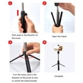 thumbnail image 3 of Trípode Selfie Stick extensible con control remoto inalámbrico desmontable y soporte para trípode Selfie Stick para iPhone X/iPhone 8/8 Plus/iPhone 7/7 Plus, Galaxy S9/S9 Plus/S8/S8 Plus Más Xemadio 2033230-3, 3 of 9