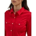 thumbnail image 4 of Wrangler® Women's Western Long Sleeve Button Front Shirt, 4 of 4