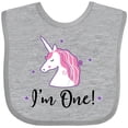 thumbnail image 3 of Inktastic 1st Birthday Unicorn Girls Baby Bib, 3 of 4