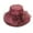 Wine, variant on Hontri Hats for Women on Sale, Women's Summer Dress Hat Broad Leaf Flower Bridal Shower Cap Sun Hat Beach Hat Church Tea Party Fascinator Hats for Mother Ladies Girls Black