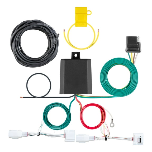 CURT 56435 Vehicle-Side Custom 4-Pin Trailer Wiring Harness, Select Mazda 3