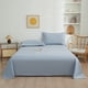 thumbnail image 1 of Juego de sábanas con fundas de almohada | Juego de ropa de cama de poliéster de 3 piezas | Sábana bajera y fundas de almohada para dormitorio | Fácil de lavar y cuidar | Tamaño estándar para colchón, 1 of 6