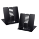 thumbnail image 1 of Soporte De Libro Para Atril Artesanal Biblia Recetario 2 pcs, Negro, 1 of 5
