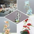 thumbnail image 5 of Efavormart 5Ft White Hoop Pillar Flower Stand, Metal Wedding Arch Table Centerpiece for Balloon Floor, Aisle Decor, Display, Stage, Backdrops, And Photo Booth Background, 5 of 11