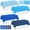 Gradient Blue-12, variant on 12 Gradient Blue Disposable Plastic Rectangle Tablecloths 54x108 Inch