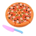 thumbnail image 4 of Pizza Cutting Role Play Toys,Simulation Kitchen Food Toys,Pizza Slice Toys,Early Learning Educational Toys,Fine Motor Skills Development Toys,Safe Portable Play Toys,Kids Cognitive Gift Toys, 4 of 6