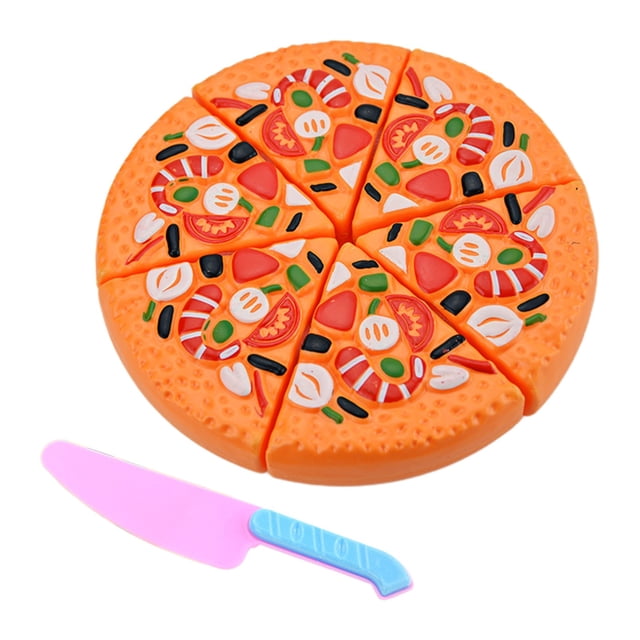 ICQOVD Pizza Bread Cutting Simulation Kitchen Play Set