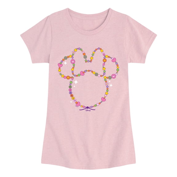 Disney - Minnie Mouse Sil Bracelet - Youth Girls Fitted Short Sleeve T-Shirt