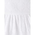 thumbnail image 2 of The Children's Place Girls Sleeveless Tiered Eyelet Bow Back Dress, Sizes XS-XXL, 2 of 4