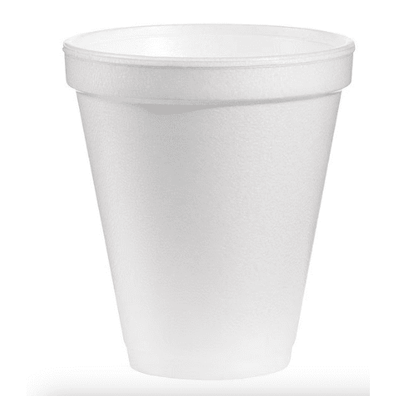 Dart Foam Cups 12oz White Hot Cold Disposable J Cup Pack 1000 Bulk Drink Coffee Beverage 12J16