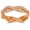 Rose, variant on Lyra Eternity Rings for Women Stackable Twist Wedding Bands CZ Sterling Silver Ginger Lyne