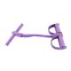 thumbnail image 1 of M Buder Banda de Resistencia de Pedal Elástica con 4 Tubos para Abdominales, Cuerda de Tracción para Práctica de Yoga y Entrenamiento de Fuerza en el Hogar, Morado (25 cm / 10 inches), 1 of 9