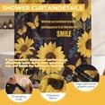 thumbnail image 3 of BSHAPPLUS Shower Curtain Set Sunflower Bathroom Sets with Shower Curtain and Rugs Waterproof Shower Curtain 12 Hooks for Bathroom 71 x 71 inches, 3 of 10