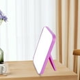 thumbnail image 4 of Mrmaere Portable Desktop Makeup Mirror for Women, Travel-Friendly Folding Dressing Table Mirror, Lightweight Trifold Princess Style Desktop Mirror purple, 4 of 6