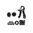thumbnail image 1 of Ejercitador De Dedo Fortalecedor Resistencia Mano Grip 6 pzs, Negro, 1 of 3