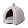thumbnail image 1 of Best Pet Supplies Pet Tent Dog Bed Cat Bed for Indoor Pet Cat House Cat Tent with Removable Washable Cushioned Pillow Easy to Clean (Gray), 1 of 8