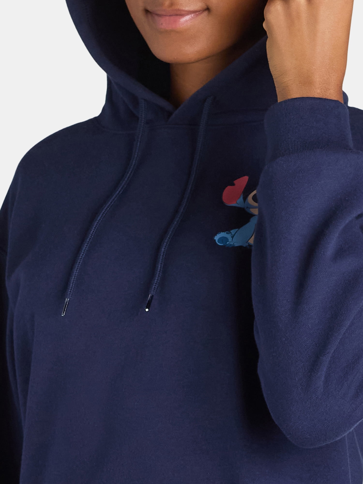 Stitch Chenille Graphic Hoodie, Womens