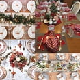 thumbnail image 2 of Christmas Napkin Rings Set of 6, Red Merry Christmas Letter Napkin Ring, Napkin Holder for Thanksgiving Christmas Party Dinner Table Decor (Merry Christmas), 2 of 7
