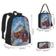 thumbnail image 2 of Balery Cartoon Train Hot Air Balloon Mochila escolar 3 en 1 para niños: mochila resistente con lonchera térmica y estuche para lápices. Mochila escolar para niños y niñas., 2 of 7