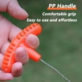thumbnail image 3 of TAPDRA Portable Wire Saw Stainless Steel Wear Resistant 27.6 Inch Total Length For Outdoor Camping Narrow Space Use, 3 of 7