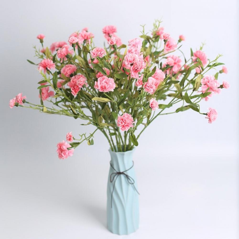 Artificial Flowers Carnation Fake Carnation Bouquet Silk Fake Flowers