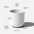 thumbnail image 2 of Veradek Mason Series Kona 15" Planter White, 2 of 8