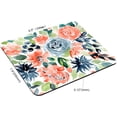 thumbnail image 2 of Pink Blue Mouse pad Design with Watercolor Floral Mousepad Non-Slip Rubber Gaming Mouse Pad Rectangle Mouse Pads for Computers Laptop 9.5"x7.9"x0.12" Inch, 2 of 5