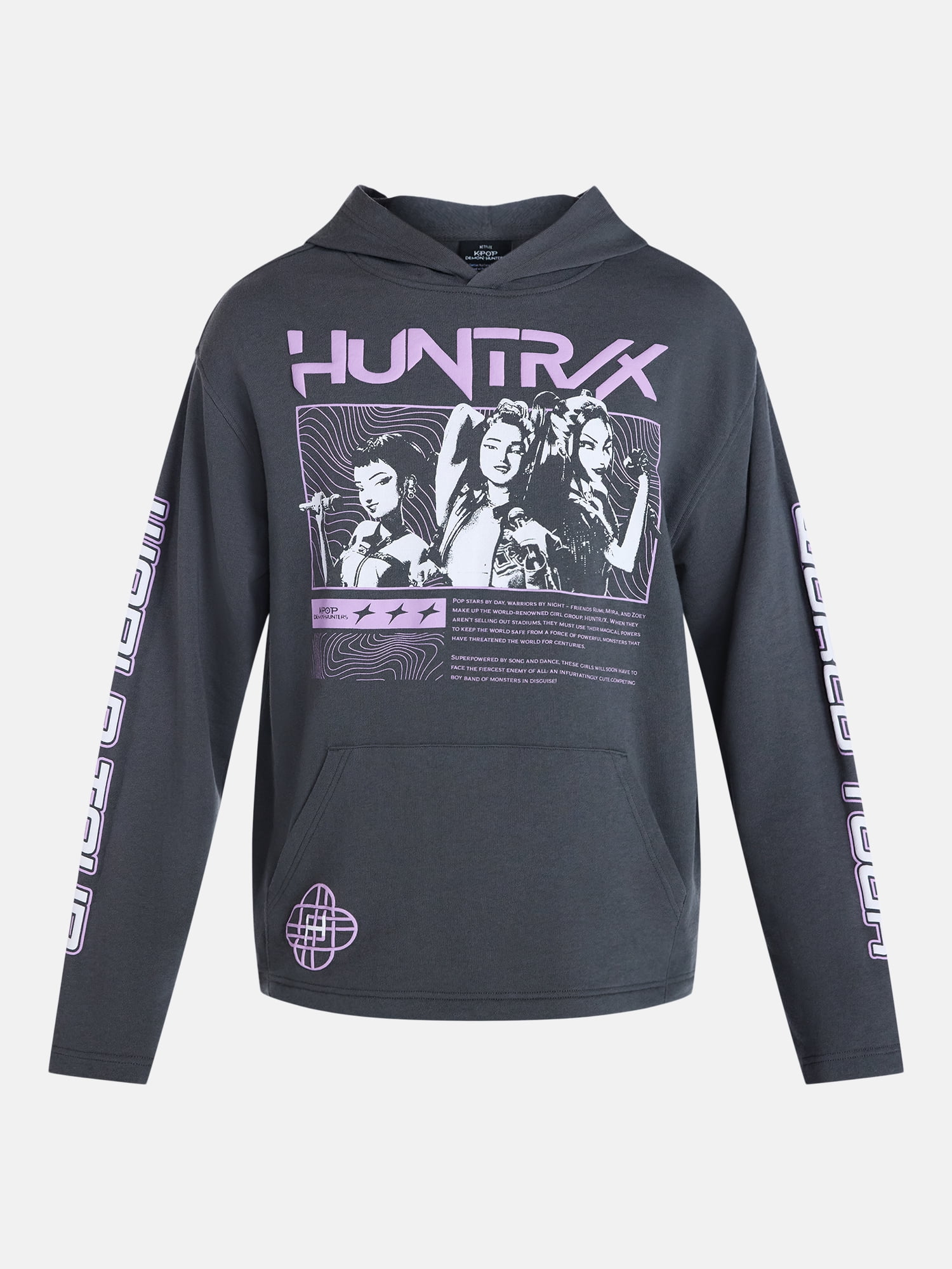 KPop Demon Hunters Men's and Big Men's Graphic Hoodie, Sizes XS-5XL