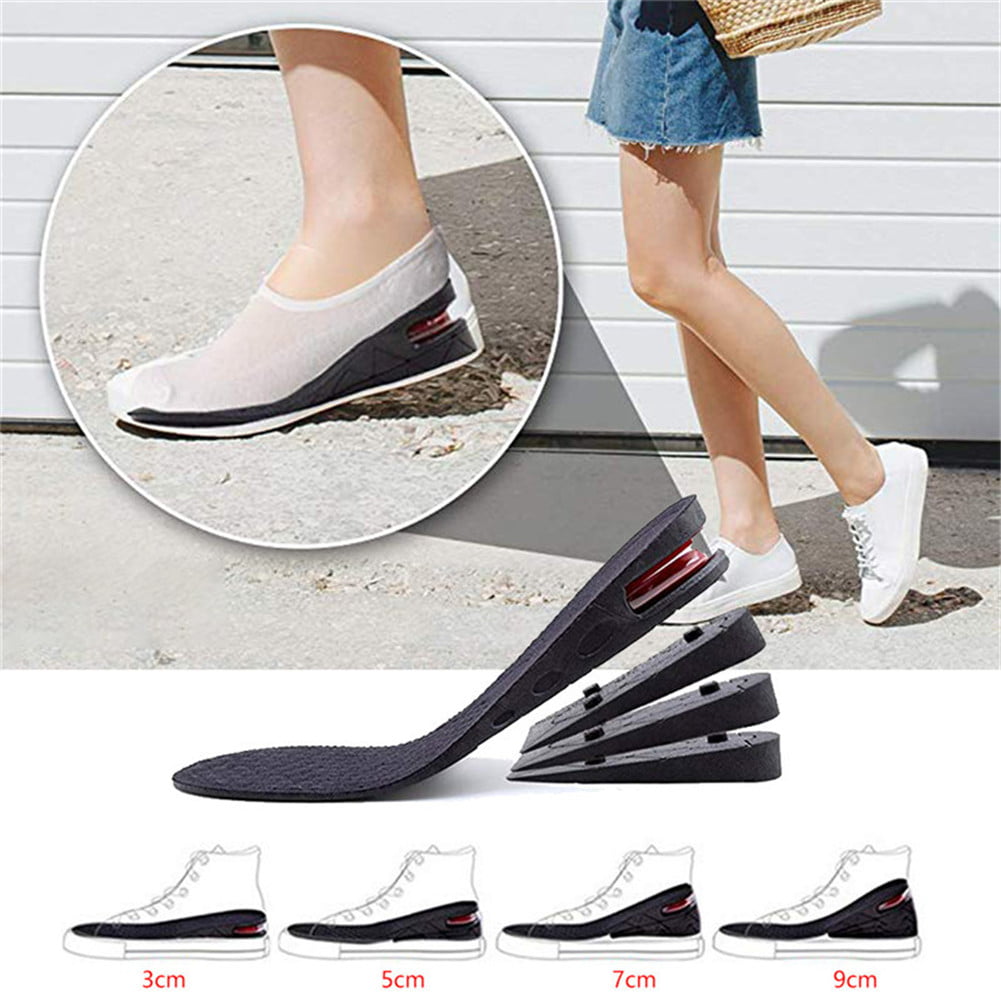 Arch Support Shoe Insoles Pads Heel insert Increase Taller Height Lift 