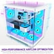thumbnail image 2 of Funda para PC FOIFKIN F600 con ventilador ARGB ATX Mid-Tower de 7 PWM, color blanco, 2 of 8